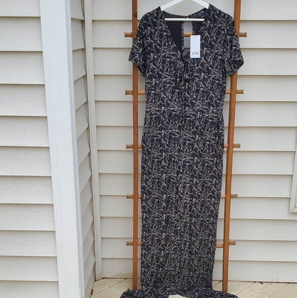 NEW! Long Tall Sally Jersey Viscose Jumpsuit Size 10 - Picture 2 of 8